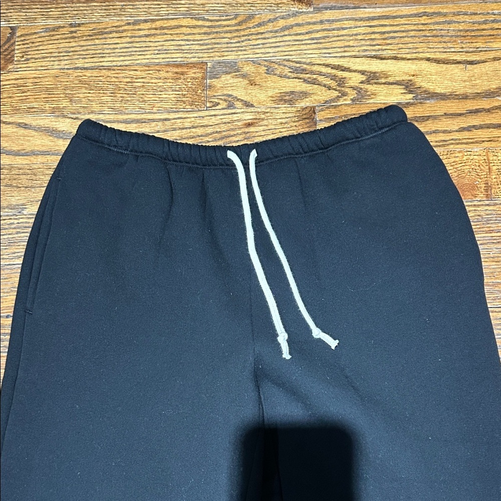 Classic Black w/white string - Women's Sweatpants - Picture 2 of 3